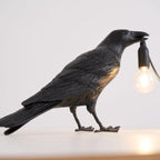 Lampada da Tavolo in Resina Trendy Crow
