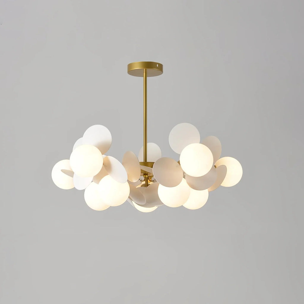 Lampadario in Vetro Moderno a Sfere Ronde