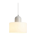 Lampada a sospensione in vetro – Elegante lampada cilindrica per ambienti accoglienti
