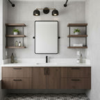 Applique da Parete in Ottone Chroma Dome per Bagno Moderno