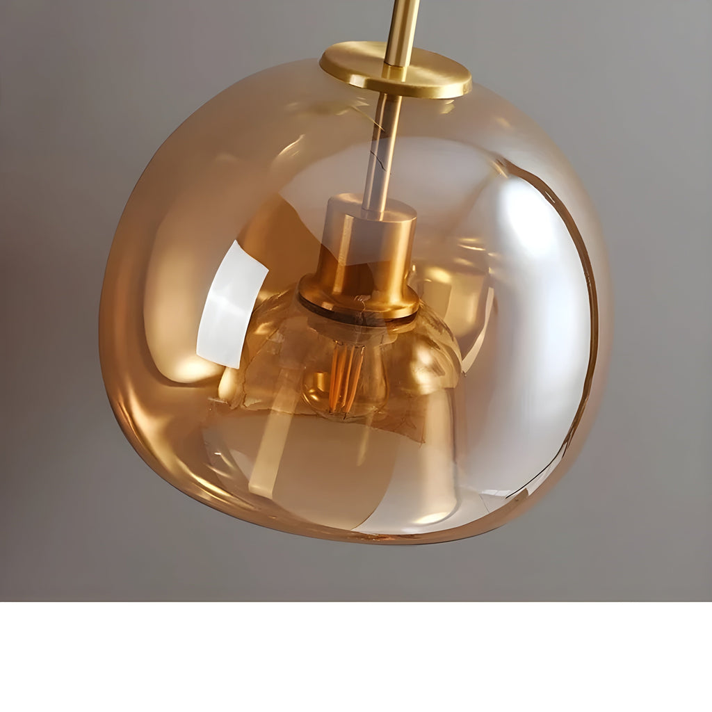 LustroCeil Light - Lampada da soffitto in vetro minimalista