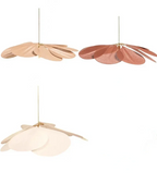 LumaFlora Petal Light – Lampada a Sospensione in Tessuto Artistico con Petali Colorati