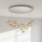 Lampadario a Foglia Fluttuante Wave