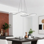 Lampada a sospensione LED con design di note musicali moderne