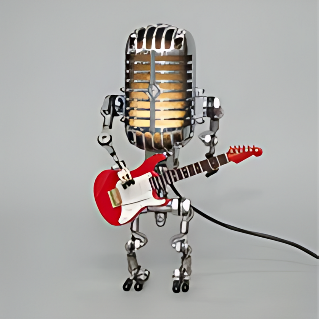Omvix - Lampada da Tavolo Robot Unica