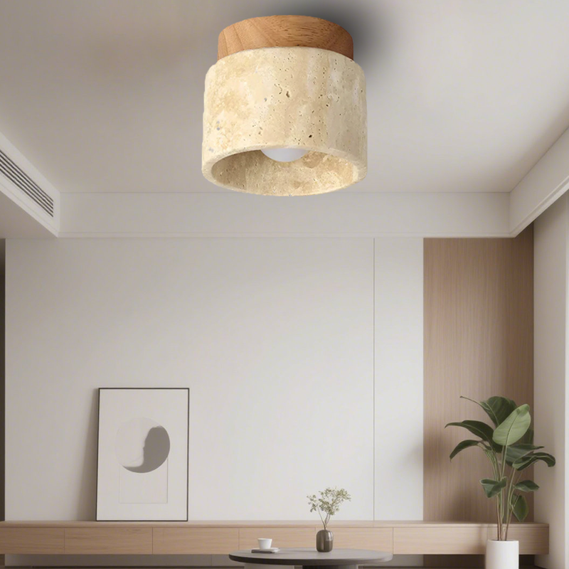 Lampada da soffitto moderna in stile crema creativo