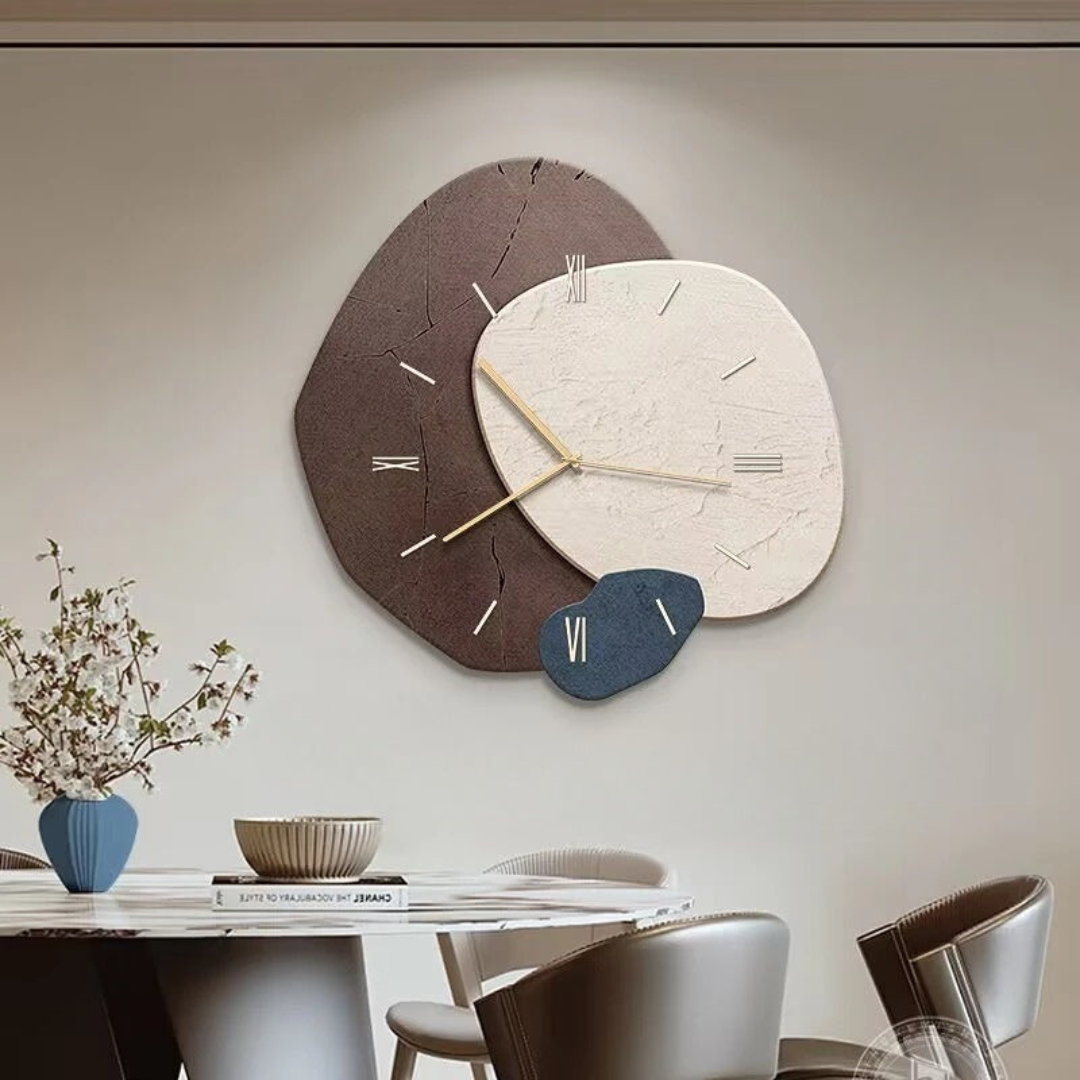 Orologio da Parete Moderno in Legno con Illuminazione LED Soffusa