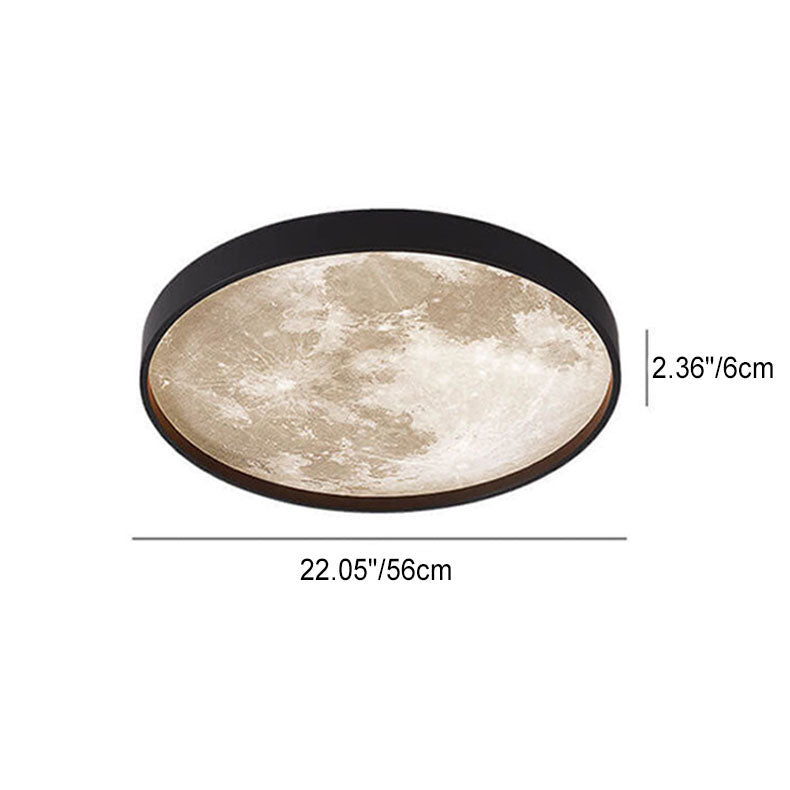 Moderna Lampada da Soffitto LED a Incasso Rotonda in Ferro Acrilico Minimalista per Soggiorno