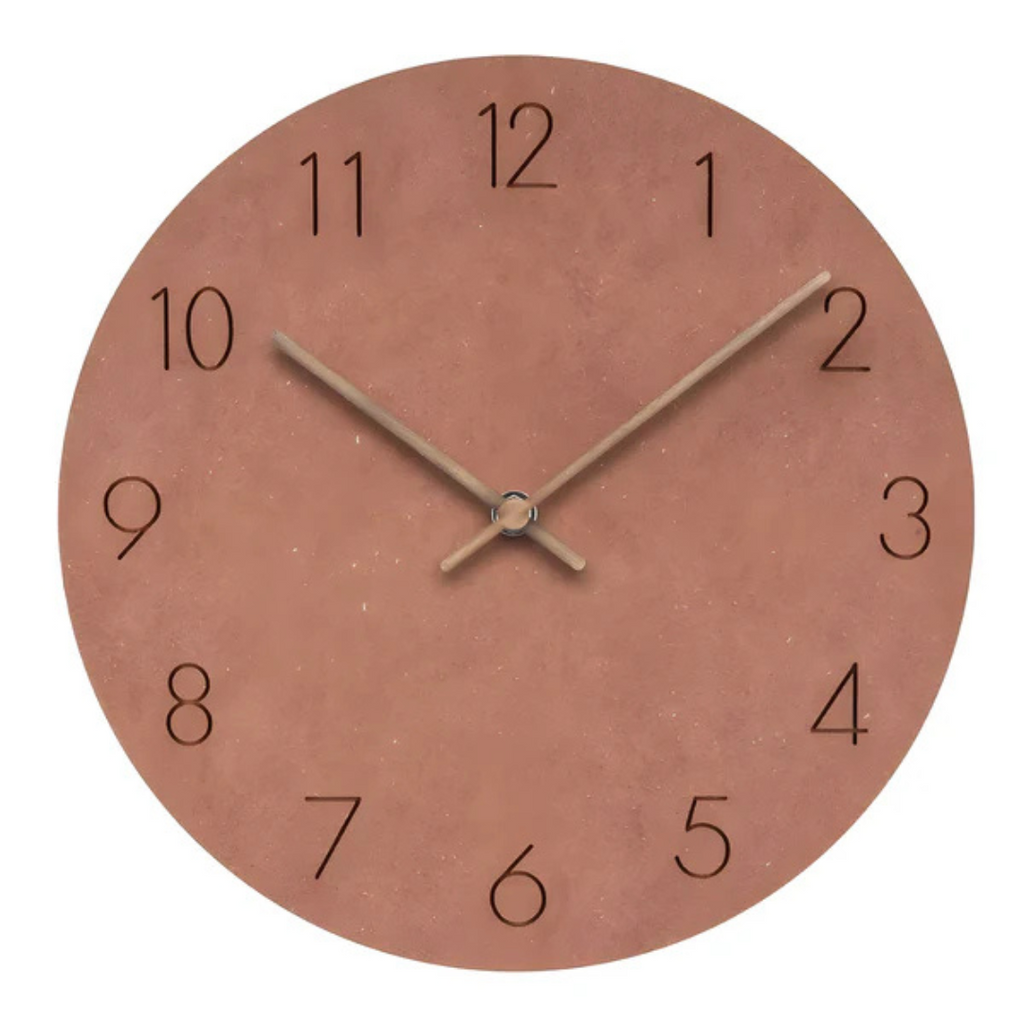 Nork - Orologio da Parete in Legno Minimalista