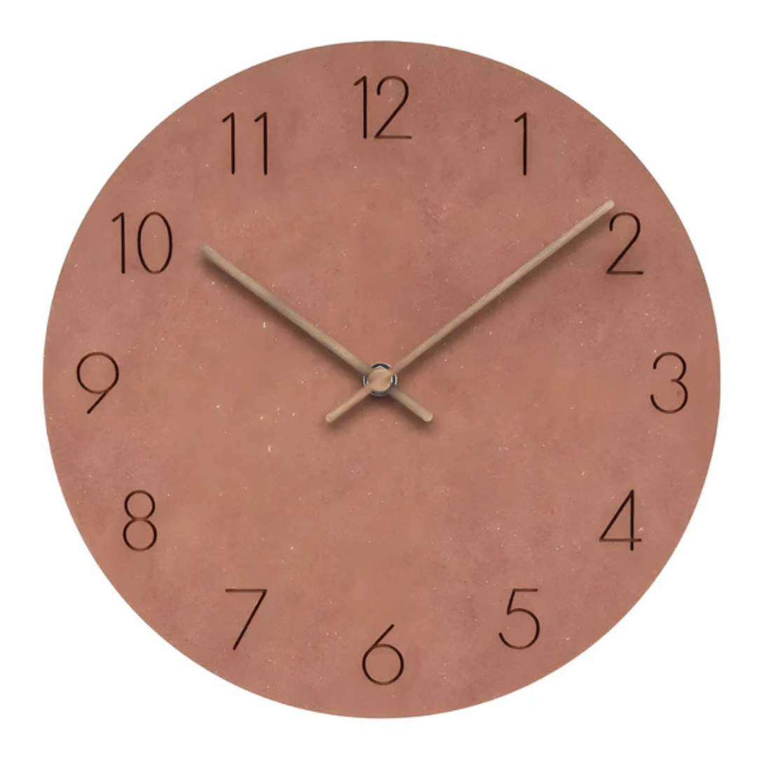 Nork - Orologio da Parete in Legno Minimalista