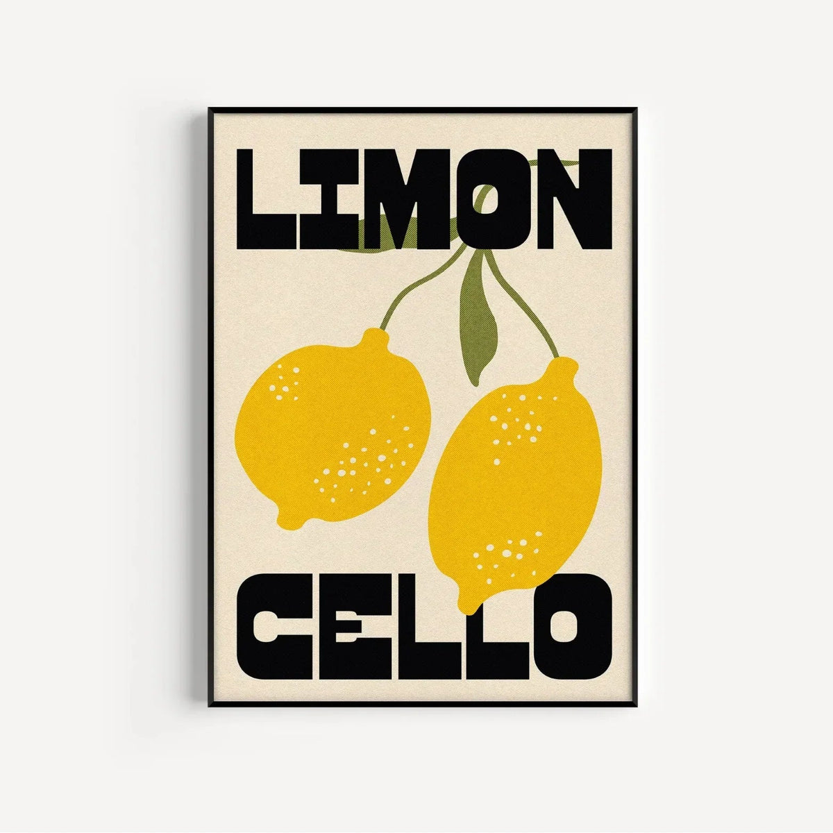 Stampe Retro di Cibo Limon Cello