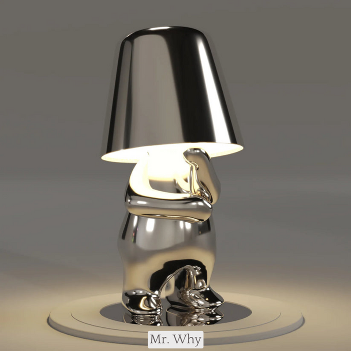 OCS - Lampada Designer Italiana Senza Fili – dimmerabile, 25 ore di luce & design giocoso