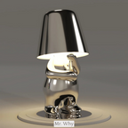 OCS - Lampada Designer Italiana Senza Fili – dimmerabile, 25 ore di luce & design giocoso