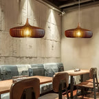 Lampada a sospensione in legno – Illuminazione di alta qualità per un ambiente accogliente