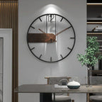 TimeMaster - Orologio da parete moderno con movimento al quarzo silenzioso