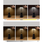 LumaTouch Lampada – Lampada da Tavolo Wireless Ricaricabile