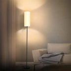 LumiGlow – Lampada da Terra Snella con Paralume Cilindrico per Illuminazione Ambientale Morbida
