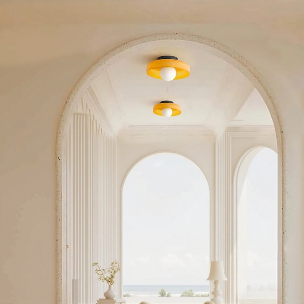 Glarefusion Moderno Soffitto Lampada a Incasso Rotonda