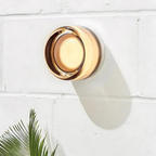 Applique a parete LED 1 luce in acrilico Nordic Dimple
