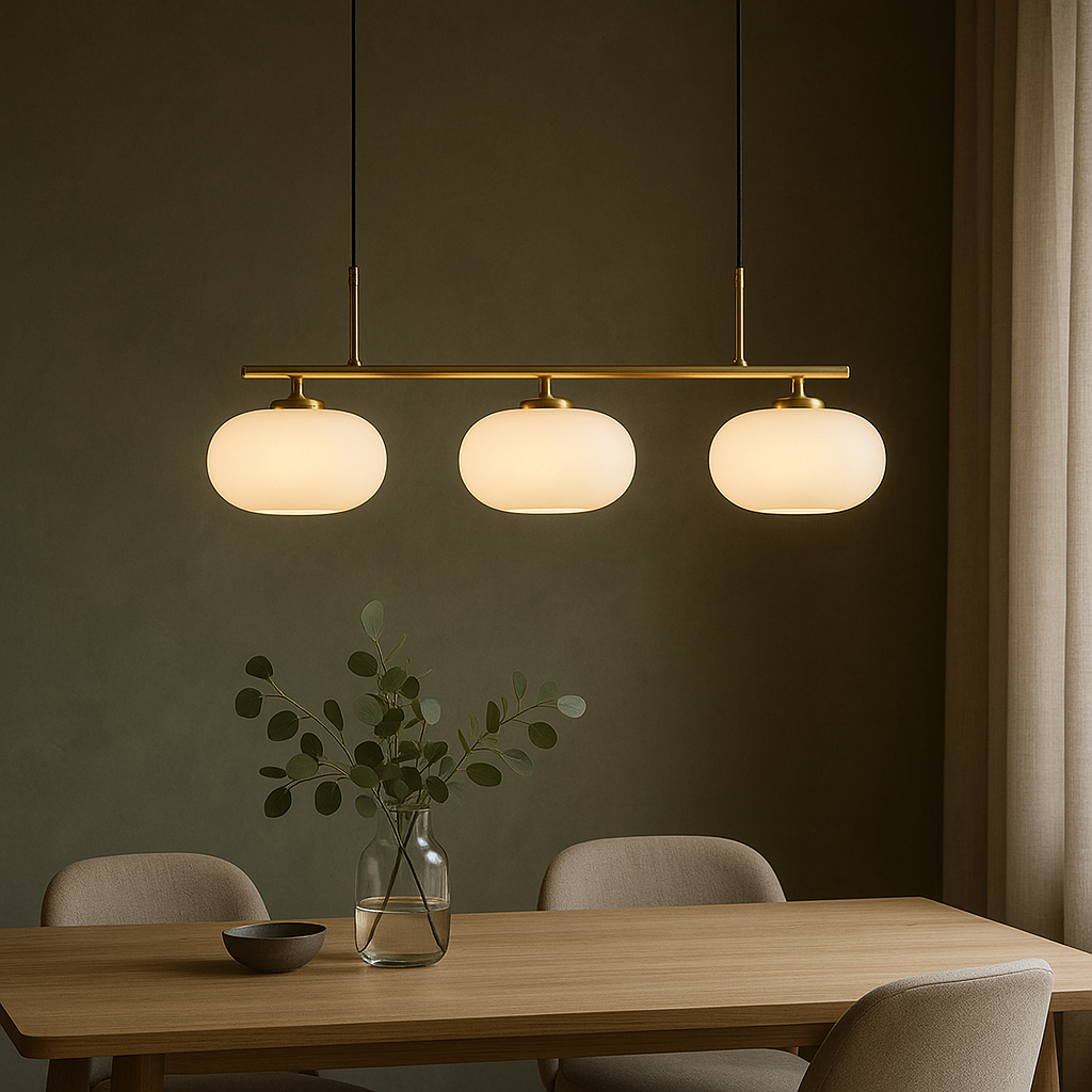 Moderno Lampadario Bauhaus a 3 Luci