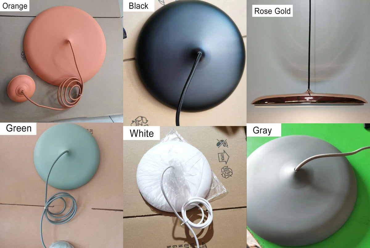 Lampada a Sospensione LED in Metallo Nordic Macaron Flying Saucer
