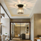 GlareFusion Moderno Lampadario a Soffitto in Vetro Cristallo LED Nordico