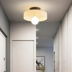 Luce a Disco in Vetro Nordico per Parete e Soffitto LED 1-luce