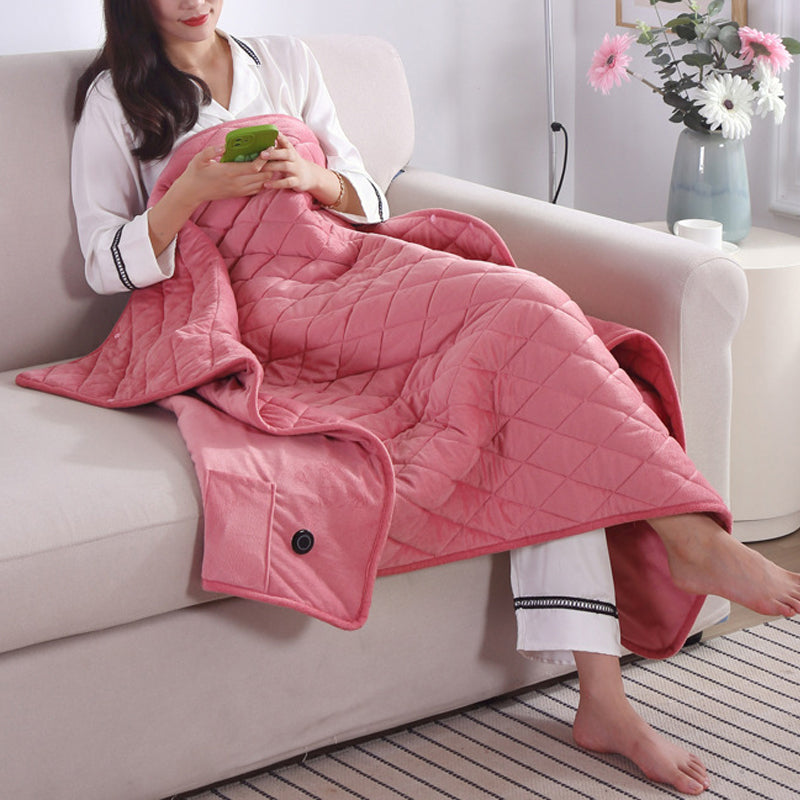 Coperta Elettrica USB – Morbida e Portatile Coperta Riscaldata con Riscaldamento Rapido