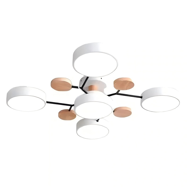 Lampada da soffitto LED circolare in acrilico