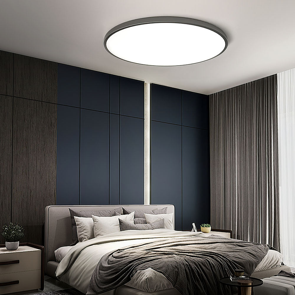 Madeleine | Lampada da soffitto LED rotonda a luce soffusa in design moderno
