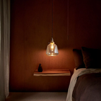 Lampada a Sospensione in Vetro di Cristallo Moderno Nordic