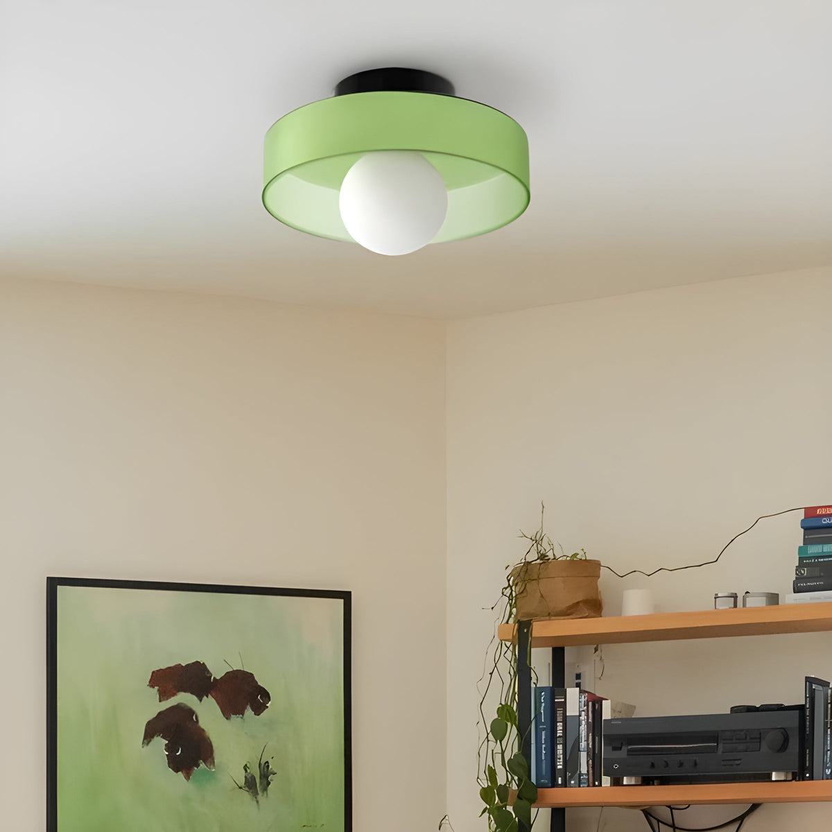 GlowNordic Light - Lampada da soffitto LED in vetro nordico