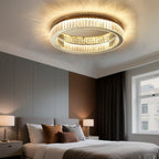 Moderna Creativa Lampada da Soffitto Rotonda in Cristallo