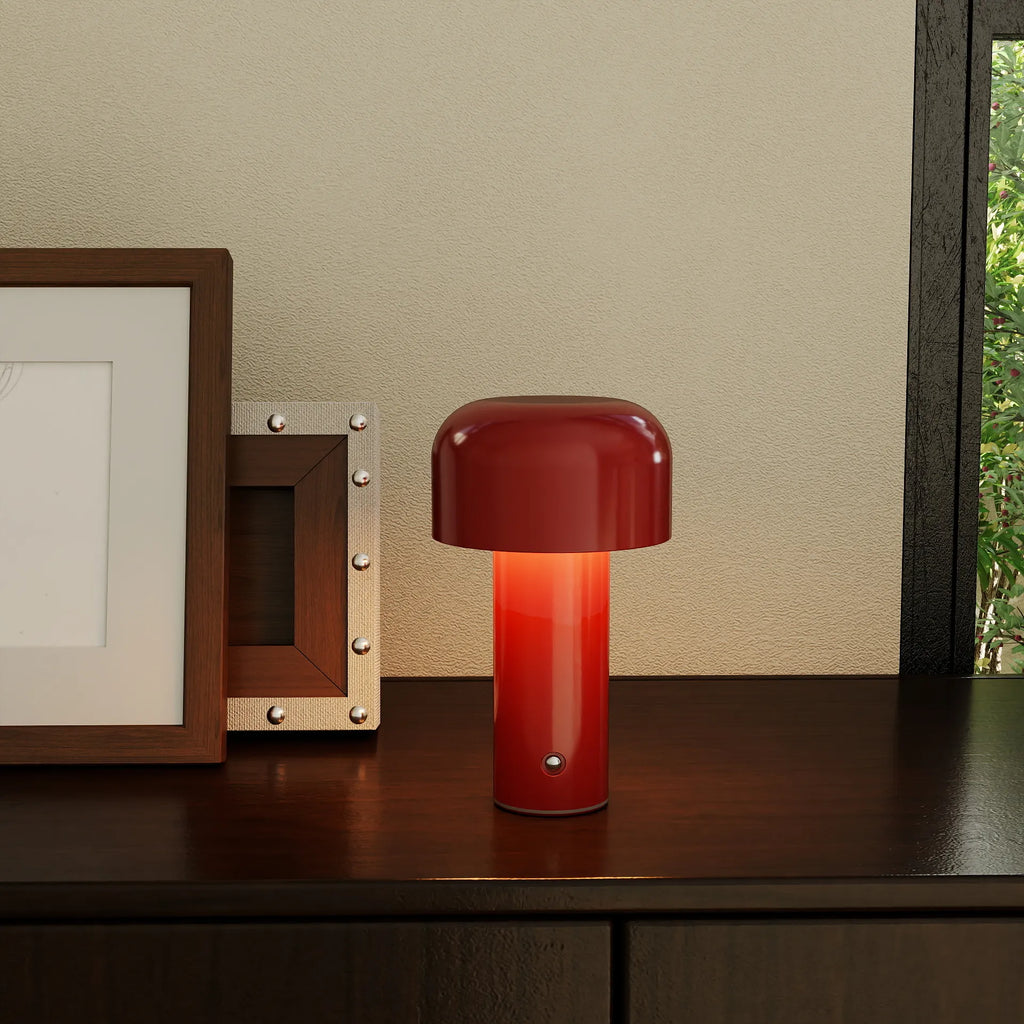 Lampada da Tavolo Creativa Semplice a Forma di Fungo