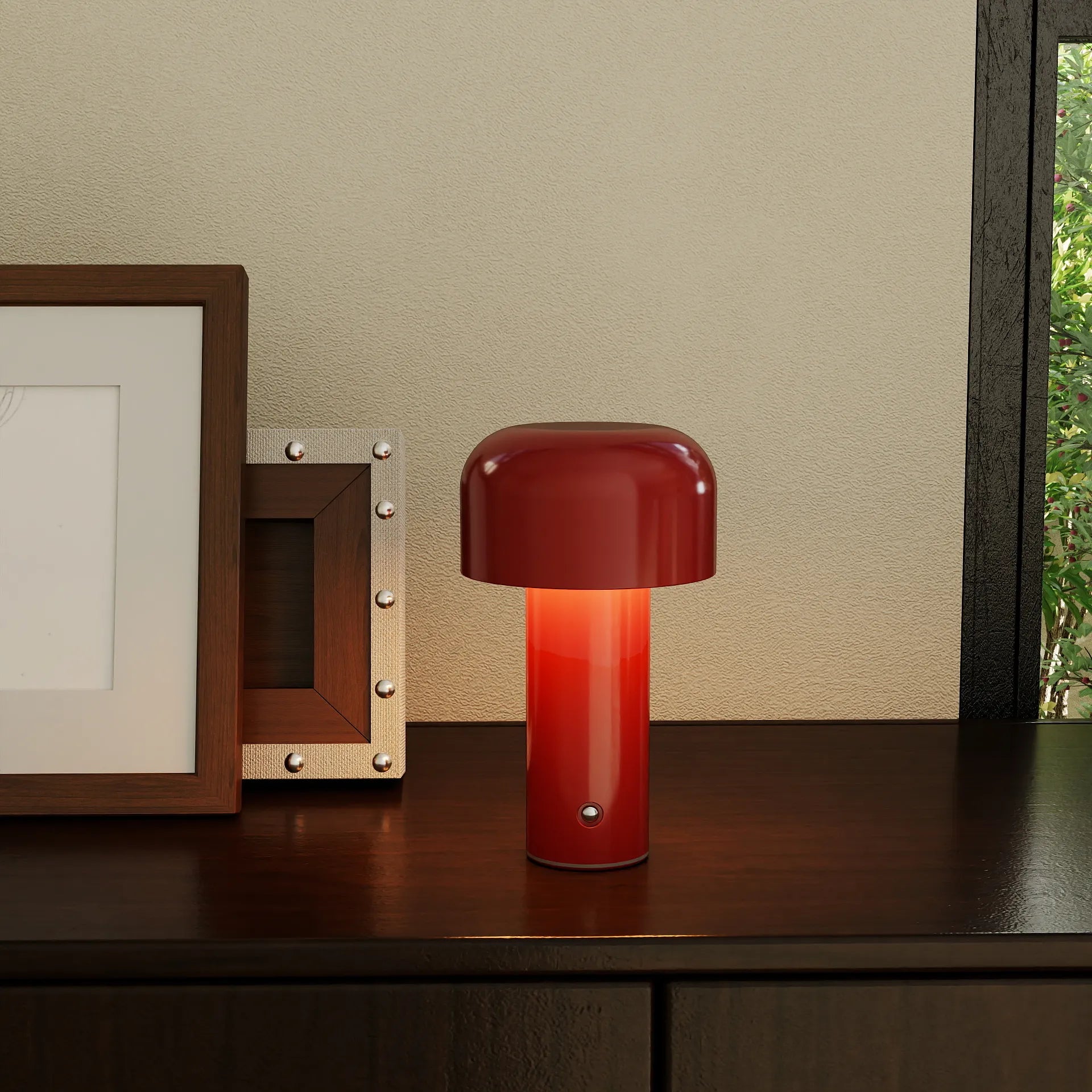 Lampada da Tavolo Creativa Semplice a Forma di Fungo