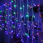 Illuminazione Natalizia a Goccia di Ghiaccio LED – Stringa di Luci Atmosferiche