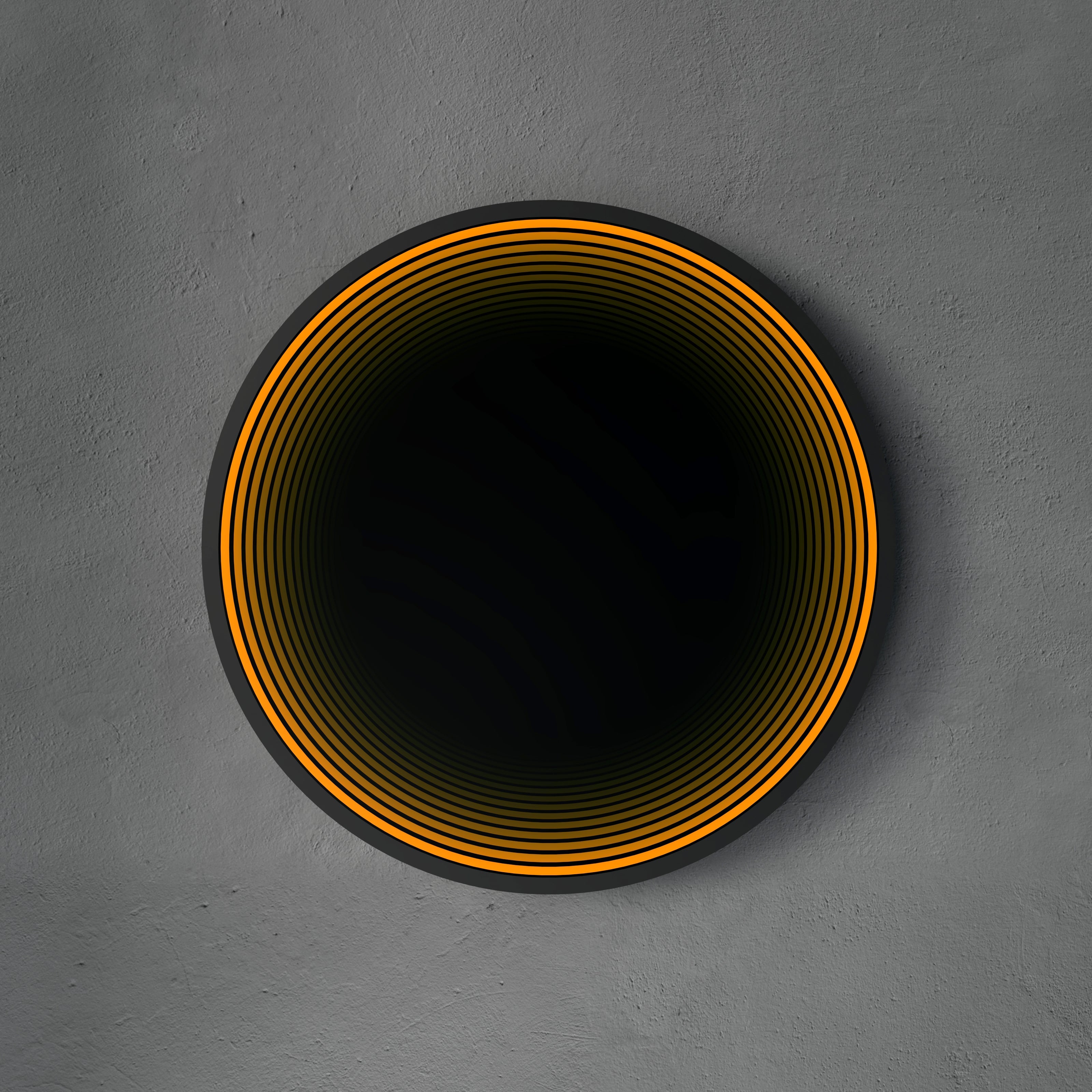 Specchio Circolare 3D con Luce