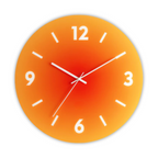 Tramonto - Orologio da Parete Design in Vetro
