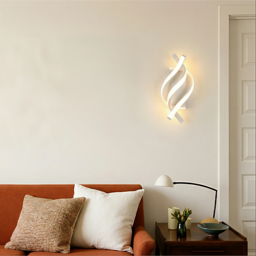 Moderna Lampada da Parete Creativa a Spirale