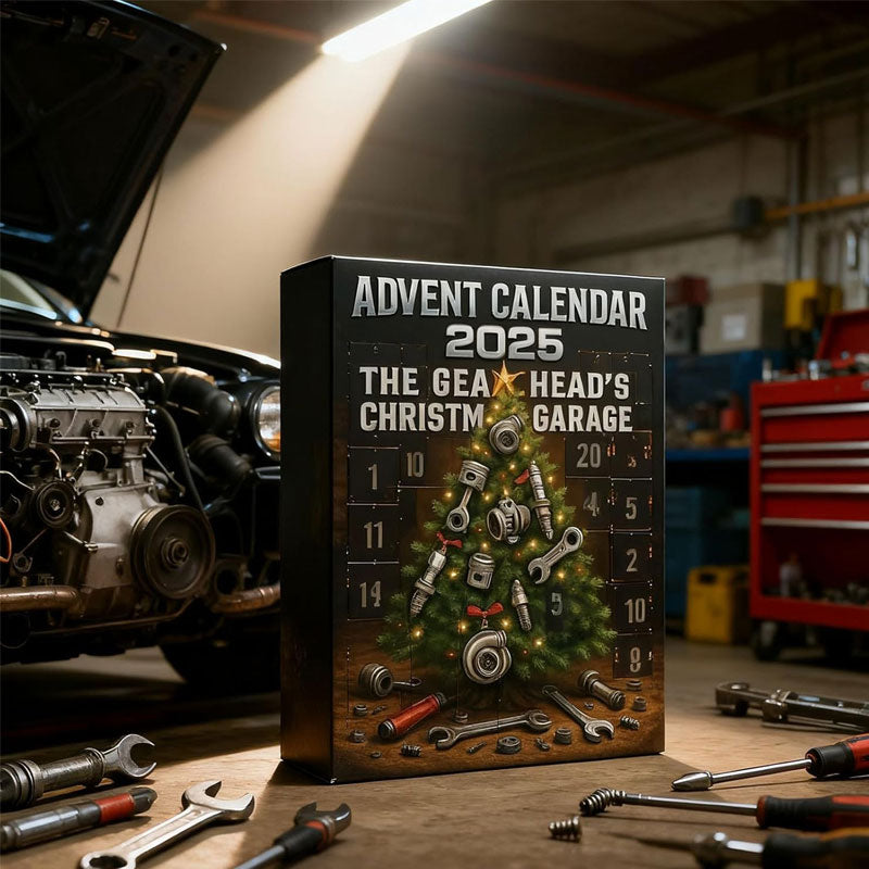 Gearhead Garage Calendario dell'Avvento | Countdown al Natale con sorprese automobilistiche e attrezzi!
