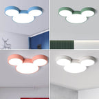 Lampada da soffitto LED a soffitto a cartone di topo creativo contemporaneo per soggiorno e camera da letto
