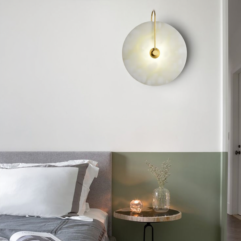 Lampada da Parete in Alabastro Nordico