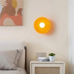 Luce a Disco in Vetro Nordico per Parete e Soffitto LED 1-luce