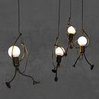 Arisha LED Ferro Speciale Design Uomo Lampada a Sospensione