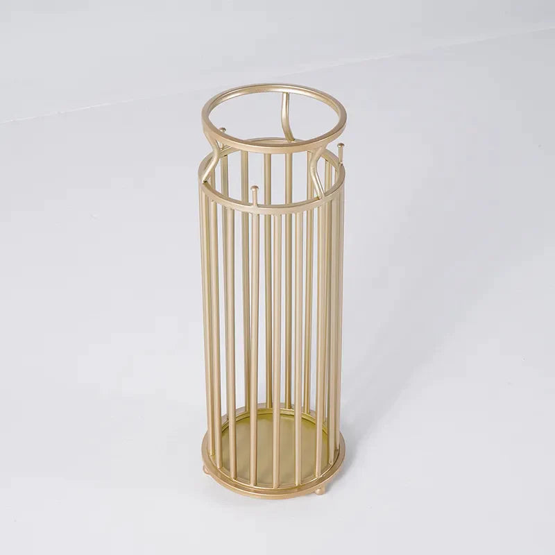 RegalRain - Supporto per ombrelli di lusso con dettagli in oro lucido per un'organizzazione elegante