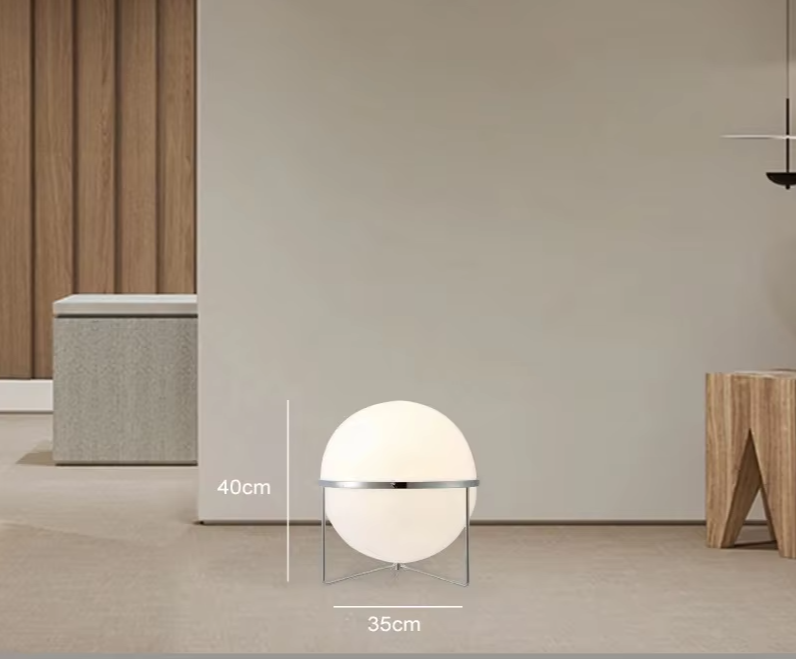 LumiSphere Art Deco LED Bol Lampada da Terra