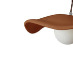 Lampada a sospensione creativa Wabi Sabi per la sala da pranzo con foglie di loto
