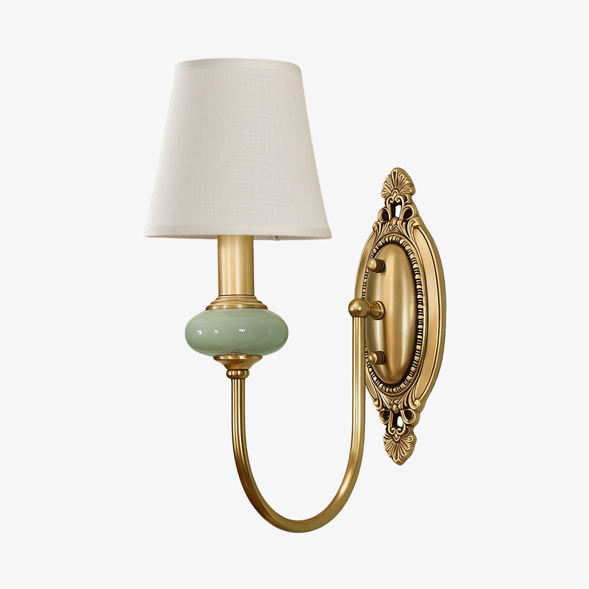 Lampada da Parete Lodge Ceramica&Tessuto&Metallo