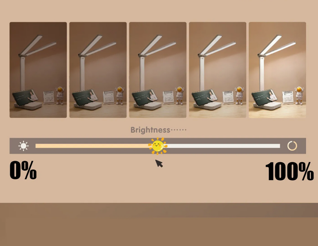 LumoFlex – Lampada da scrivania LED ricaricabile con controllo touch e design pieghevole