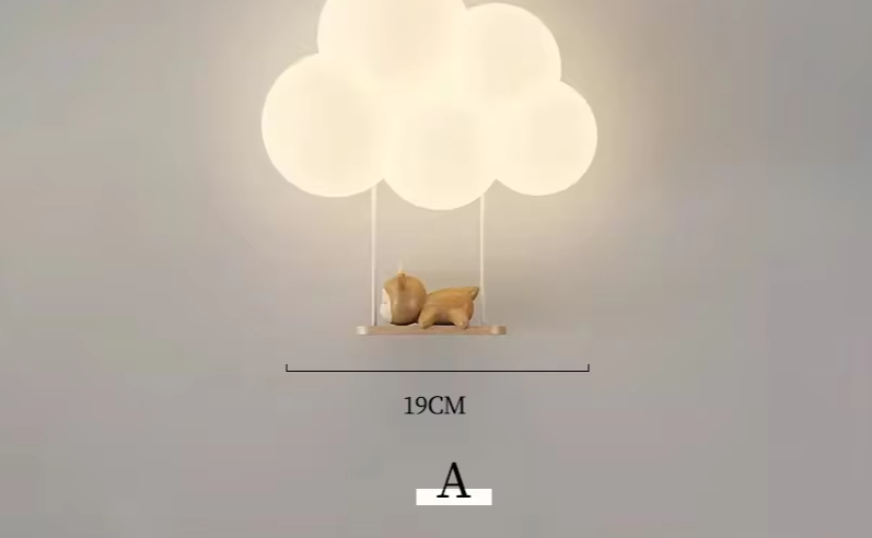 WonderGlow Lampada da Parete a Forma di Animale per Cameretta